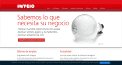 Desktop Screenshot of inycio.es